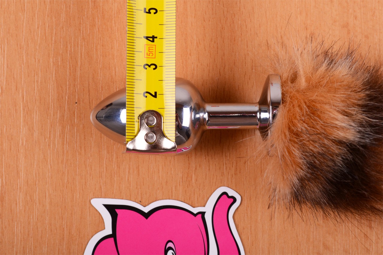 Anální kolík Racoon Tail – metr