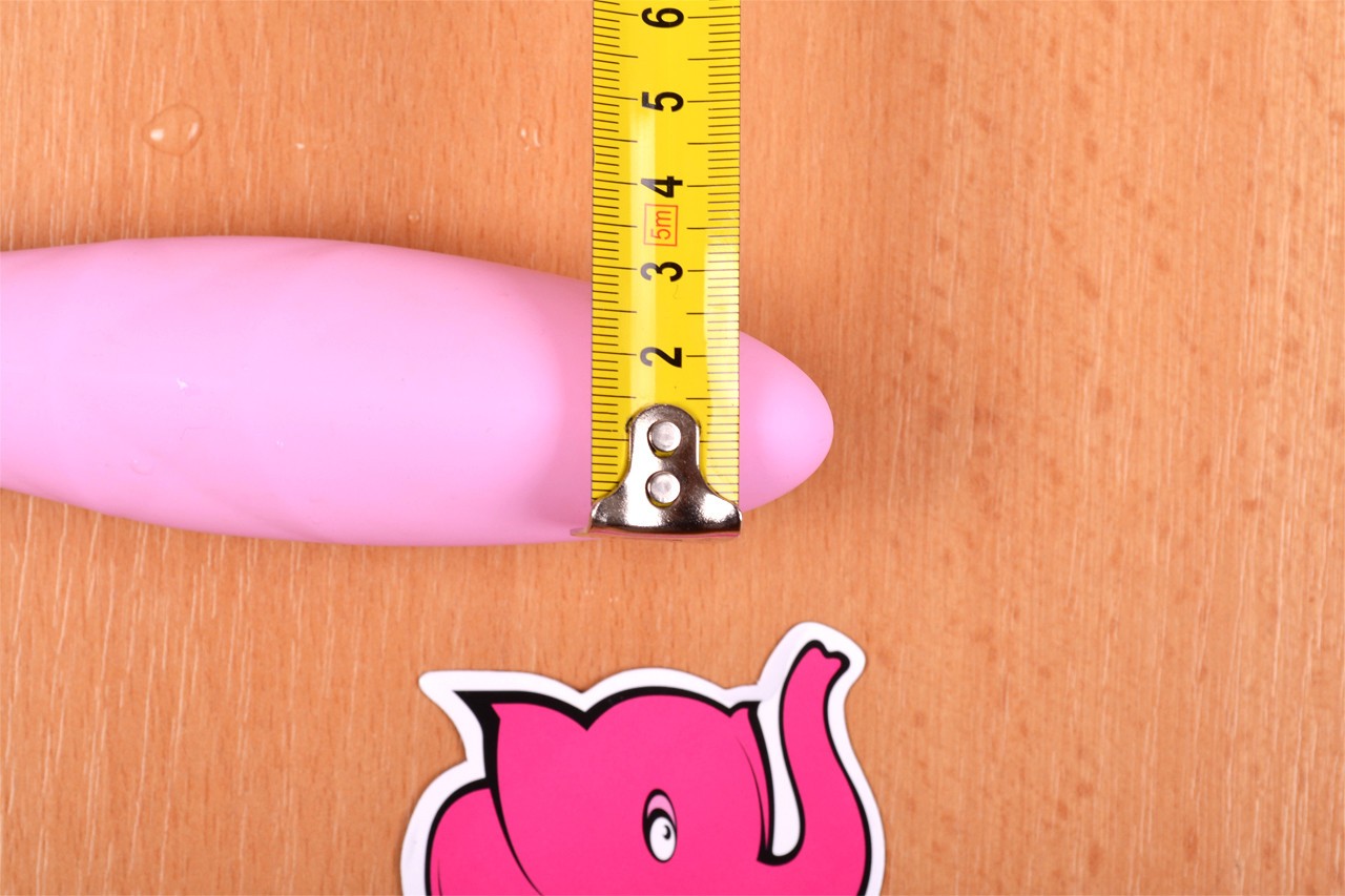 Silikonový vibrátor Pink Lover, průměr špičky