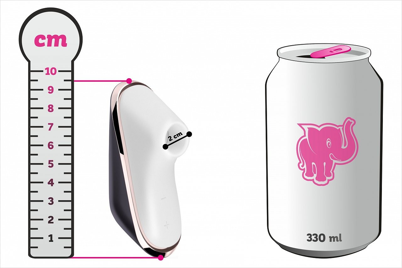 Satisfyer Pro Traveler, rozměry