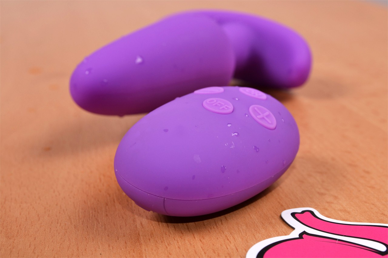 Vibrační anální kolík Orchid Zen s ovladačem, starší verze