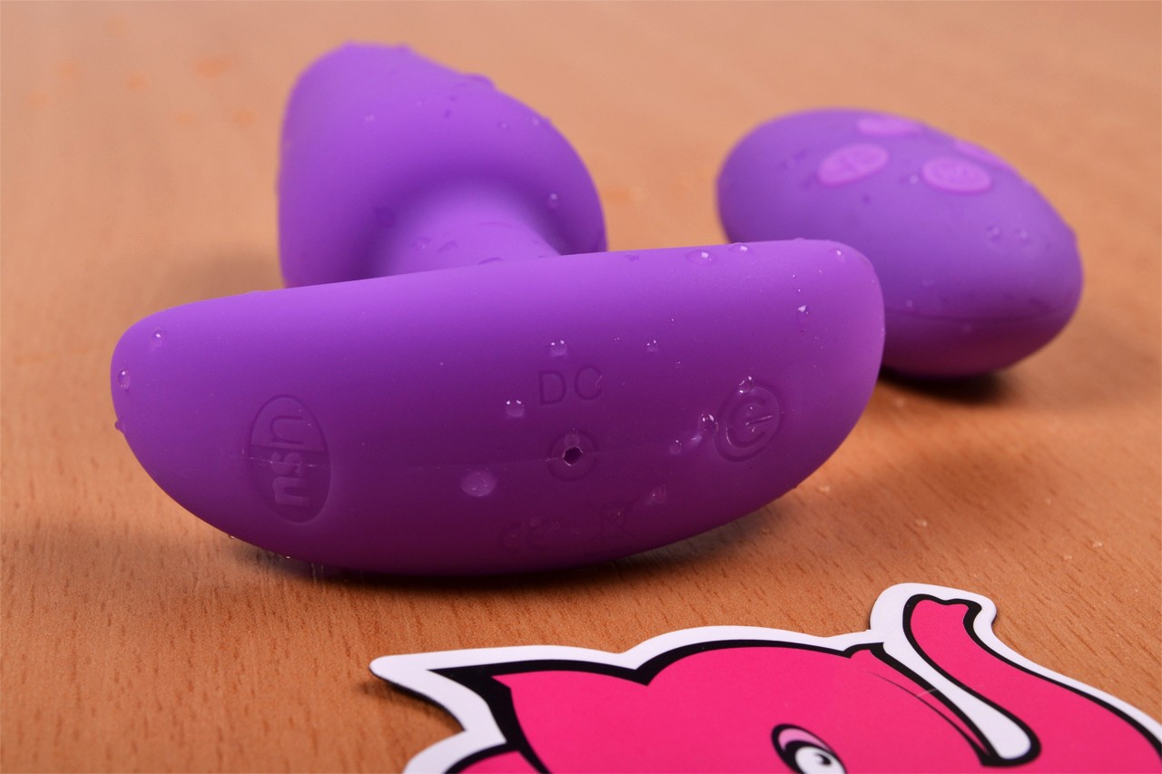 Vibrační anální kolík Orchid Zen s ovladačem, starší verze