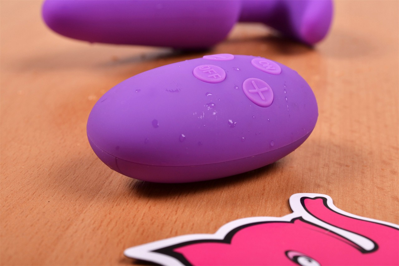 Vibrační anální kolík Orchid Zen s ovladačem, starší verze