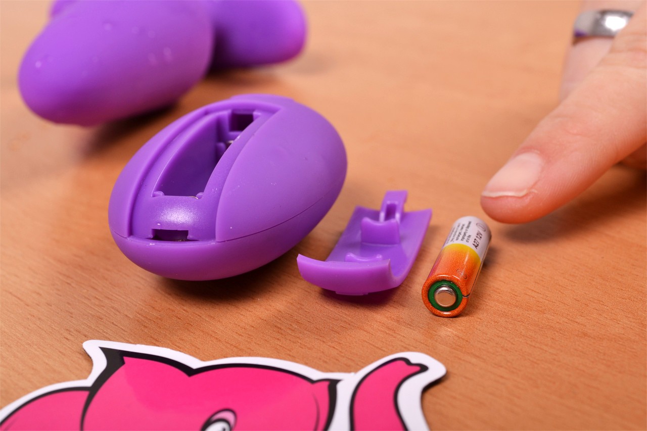 Vibrační anální kolík Orchid Zen s ovladačem, starší verze, baterie