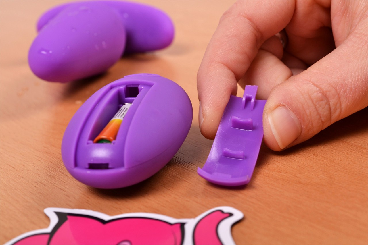 Vibrační anální kolík Orchid Zen s ovladačem, starší verze, baterie