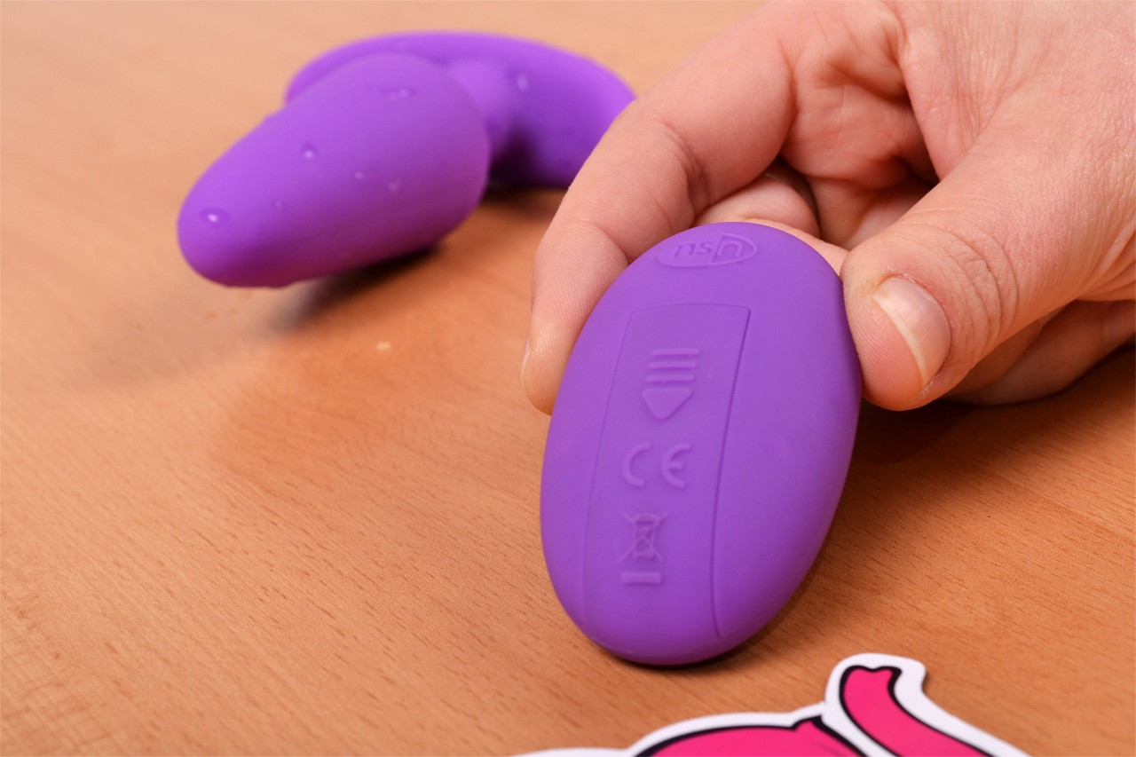 Vibrační anální kolík Orchid Zen s ovladačem, starší verze