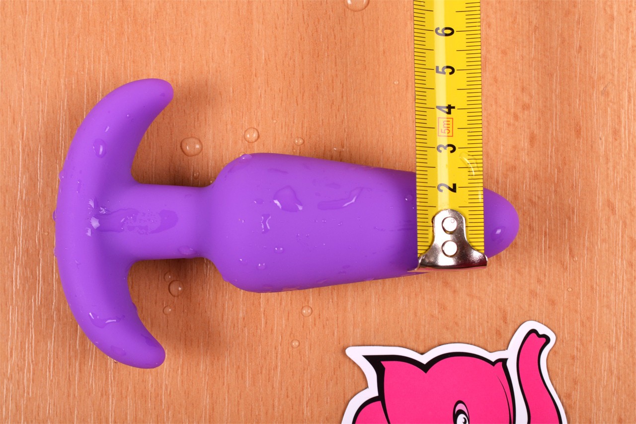 Vibrační anální kolík Orchid Zen s ovladačem, starší verze, rozměry