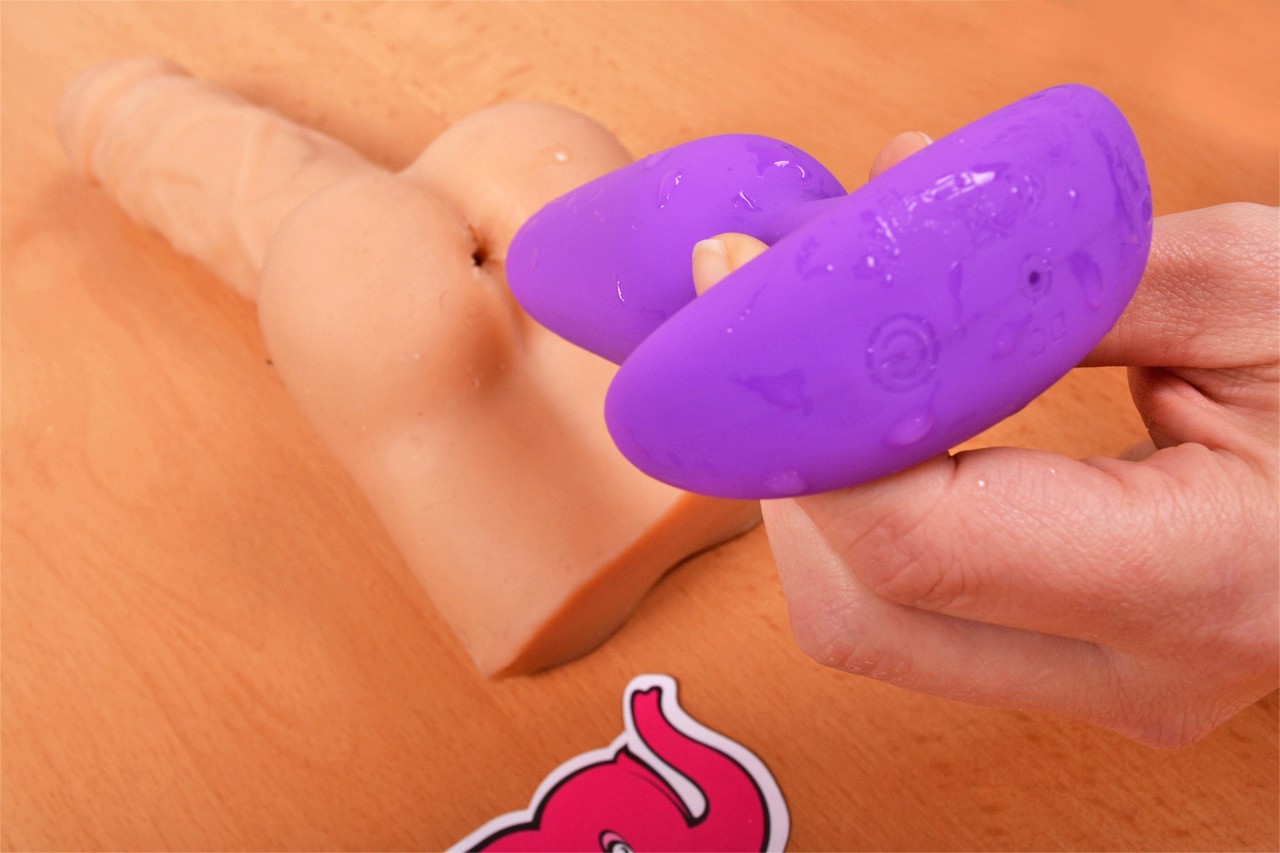 Vibrační anální kolík Orchid Zen s ovladačem, starší verze