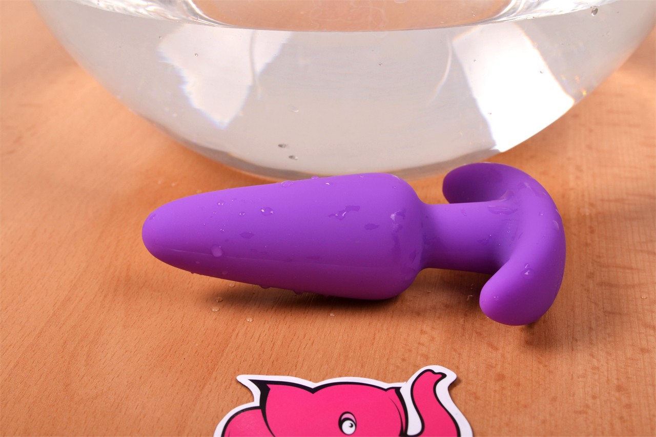 Vibrační anální kolík Orchid Zen s ovladačem, starší verze