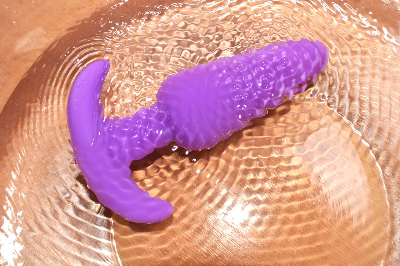 Vibrační anální kolík Orchid Zen s ovladačem, starší verze, voděodolnost