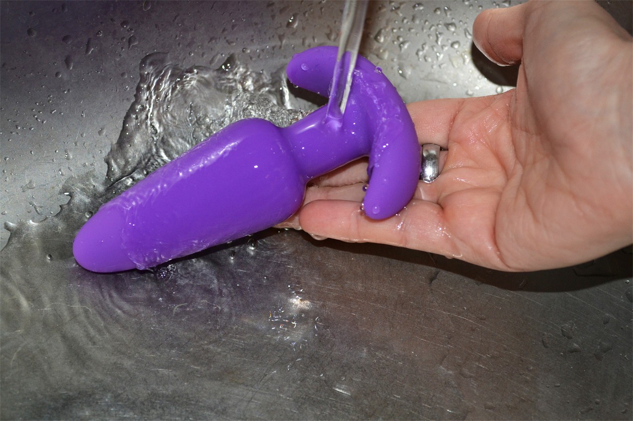 Vibrační anální kolík Orchid Zen s ovladačem, starší verze, voděodolnost