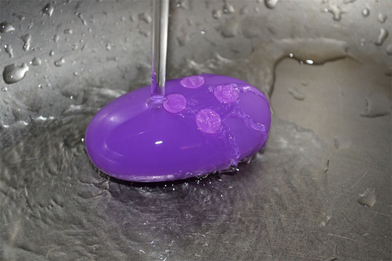 Vibrační anální kolík Orchid Zen s ovladačem, starší verze, voděodolnost