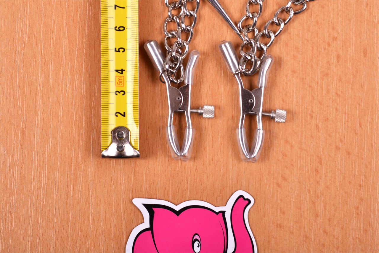 Svorky na bradavky Stalactite, rozměry