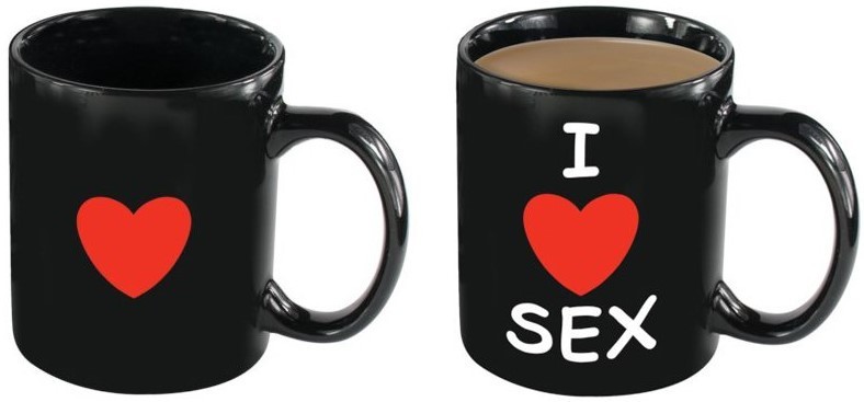 Žertovný hrníček I Love Sex (250 ml)