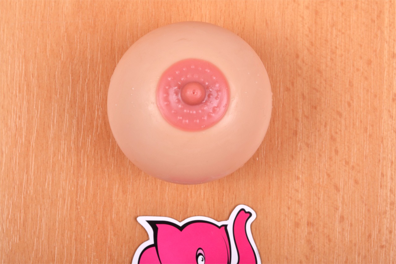 Antistresové prso Jenny – focení v prodejně Růžový Slon Havířov