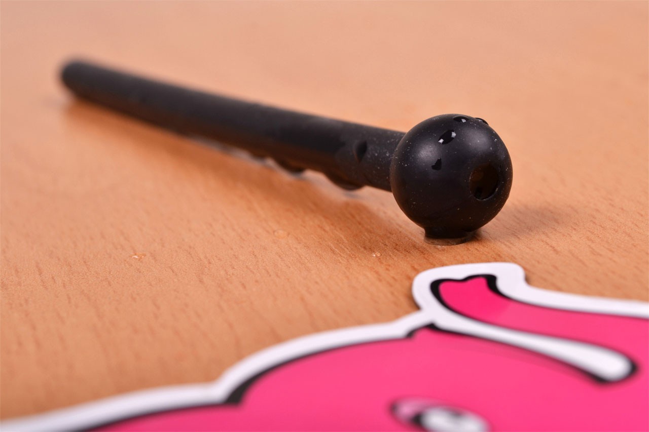 Silikonový dilatátor Pissing Game – detail zakulacené části dilatátoru