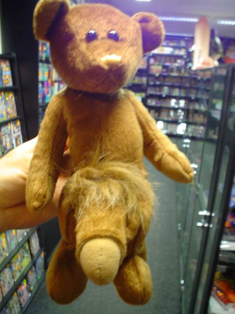 Žert. plyšový medvěd s penisem