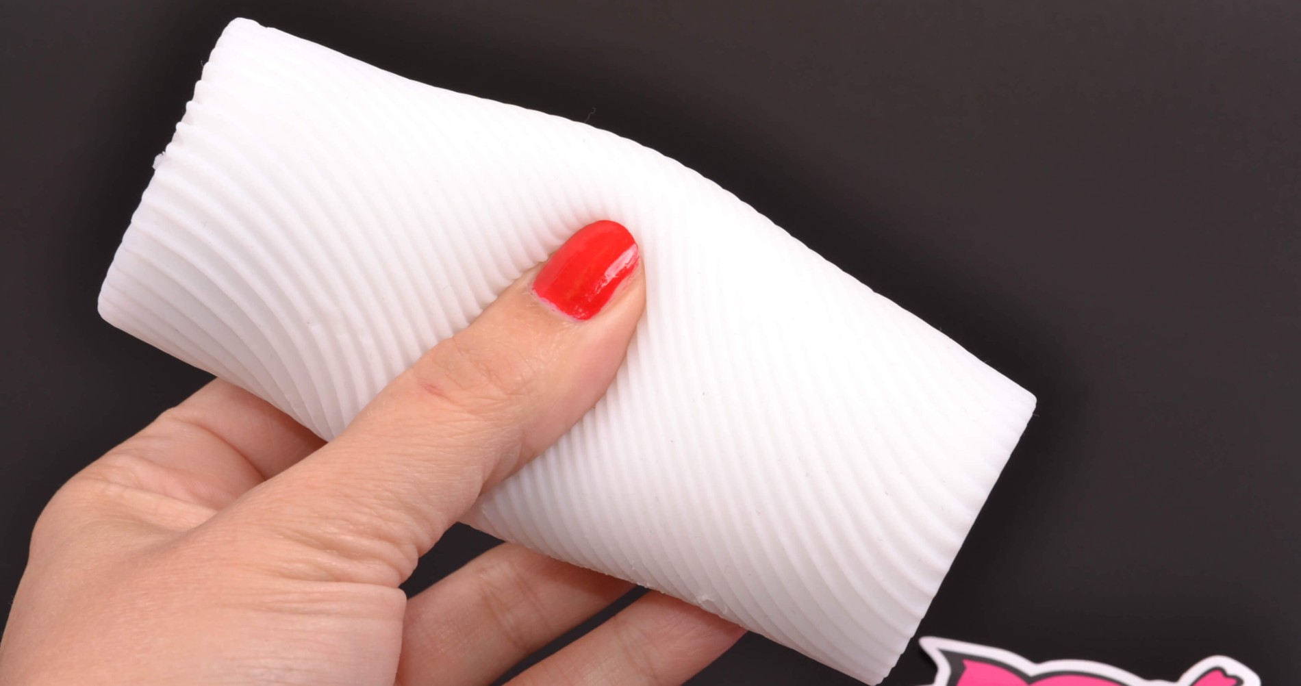 Tenga 3D Zen masturbátor, mačkání