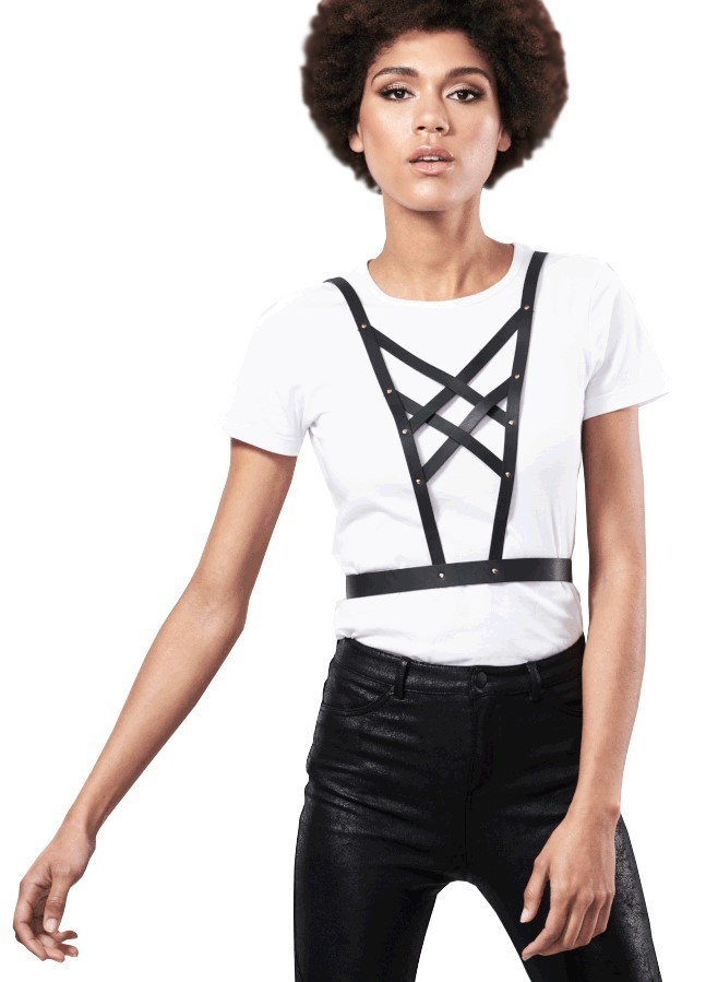 Postroj Bijoux Indiscrets MAZE Cross Cleavage