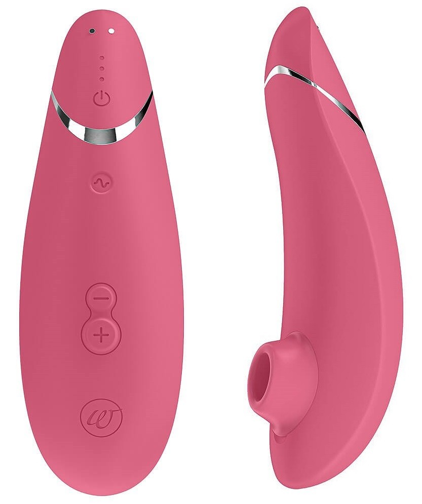 Womanizer Premium tlakový vibrátor, růžový