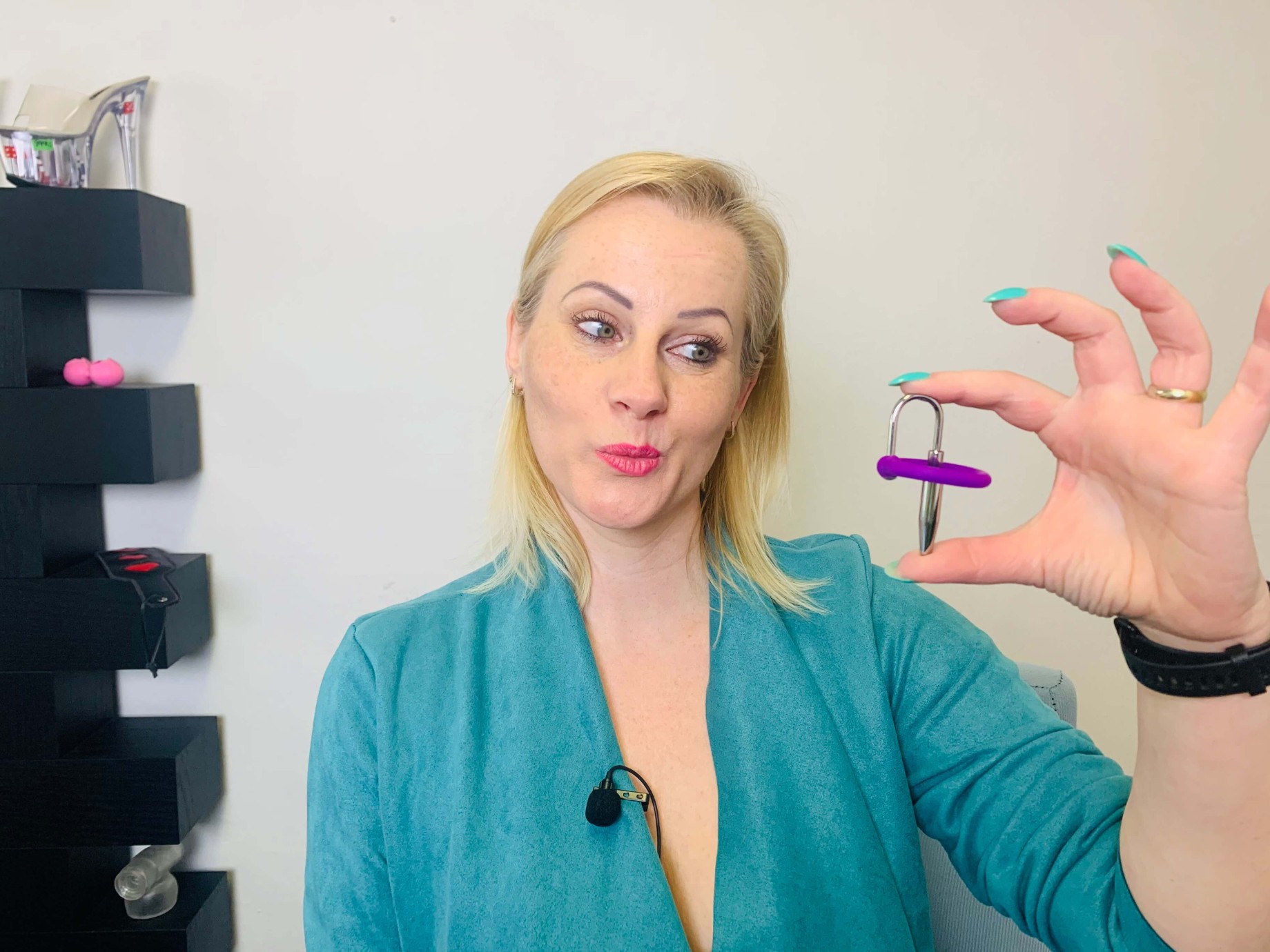 Sperma Stopper se silikonovým kroužkem Glans Ring (8 mm), Verča