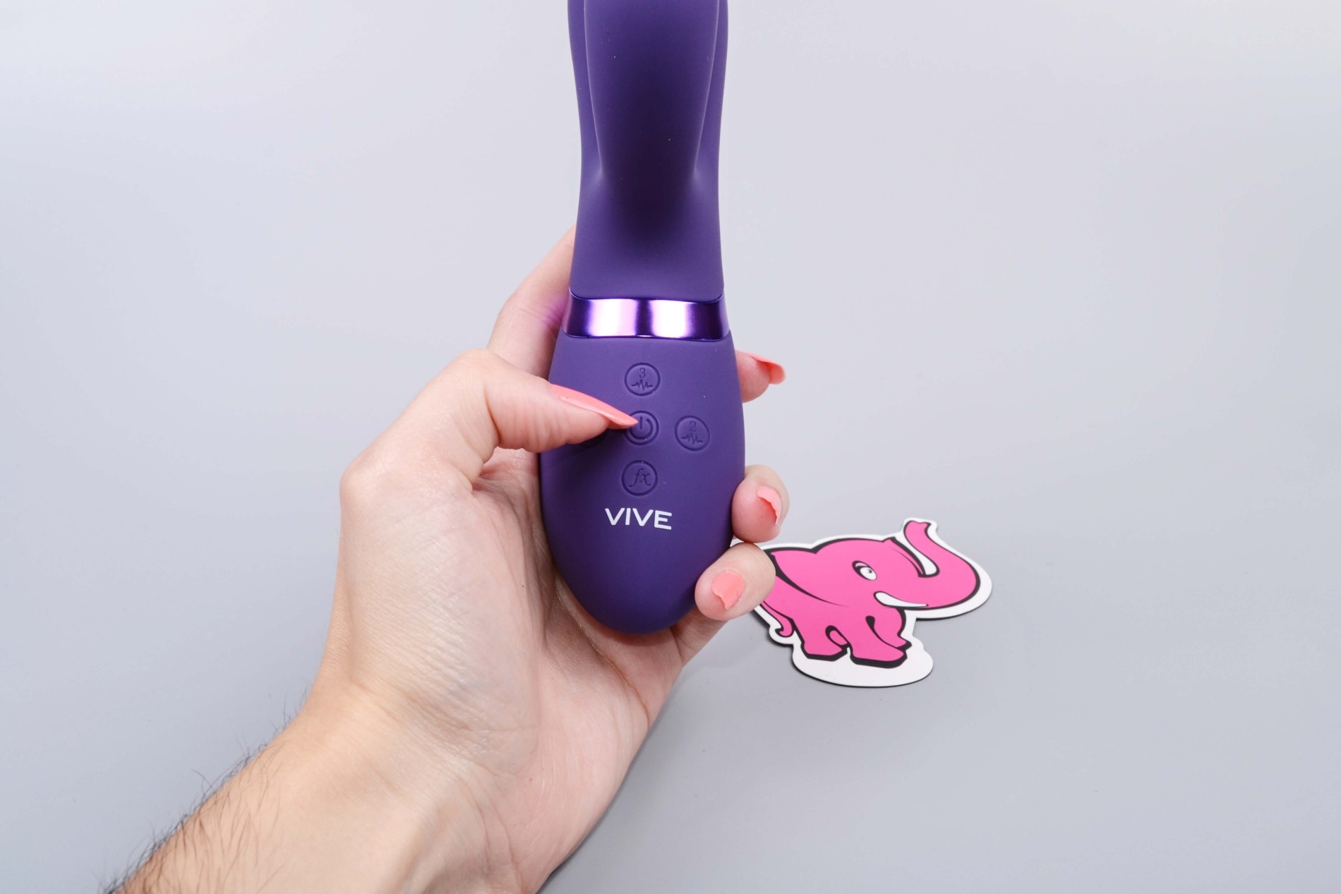Rotační vibrátor Viver Bunny, ovládání