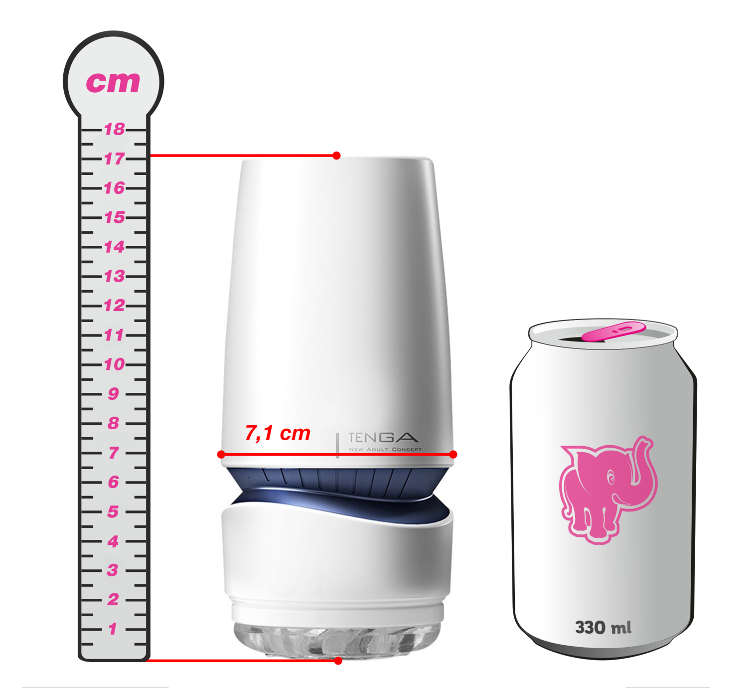 Tenga Aero Cobalt Ring masturbátor, plechovka