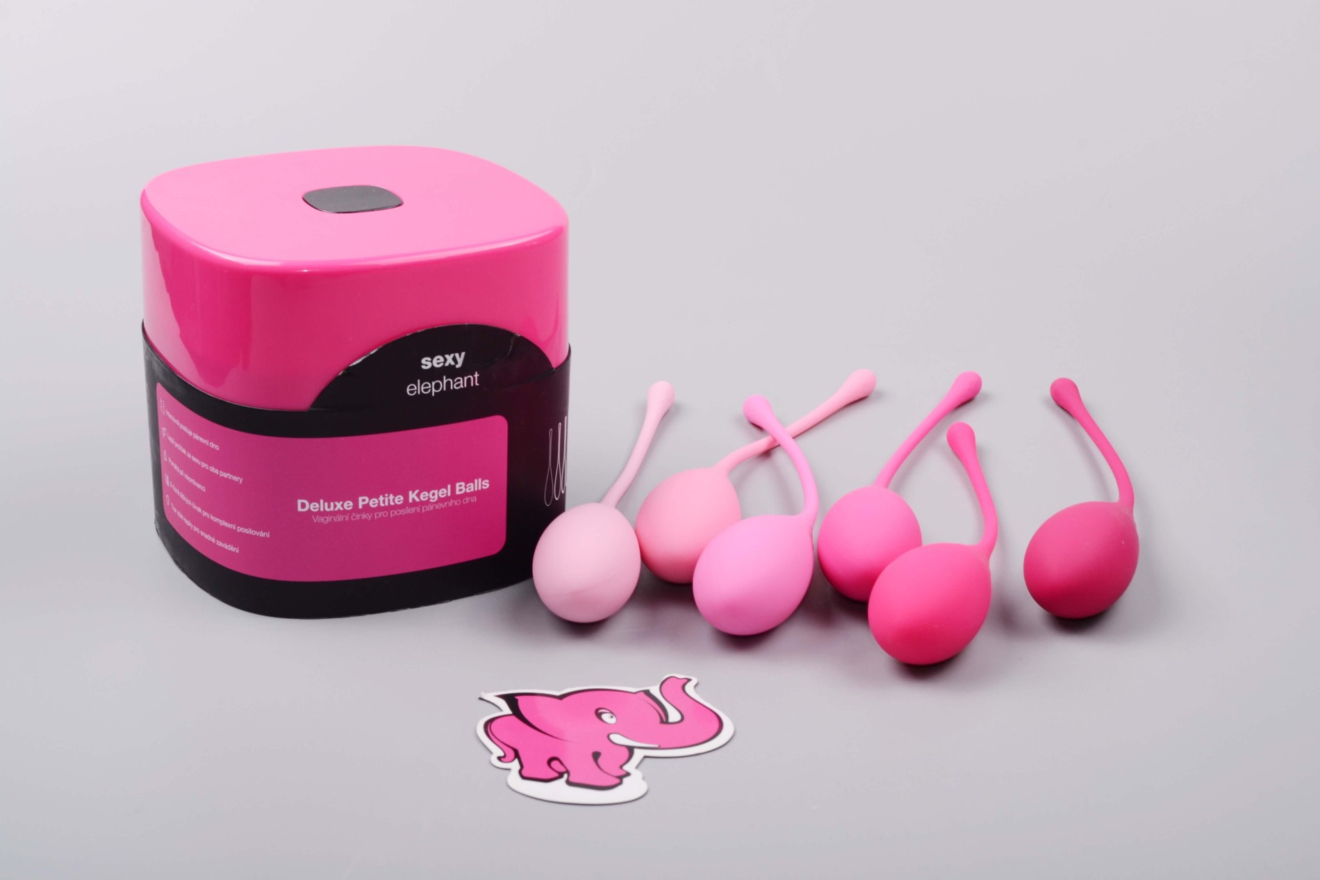 Sada vaginálních činek Deluxe Petite Kegel Balls