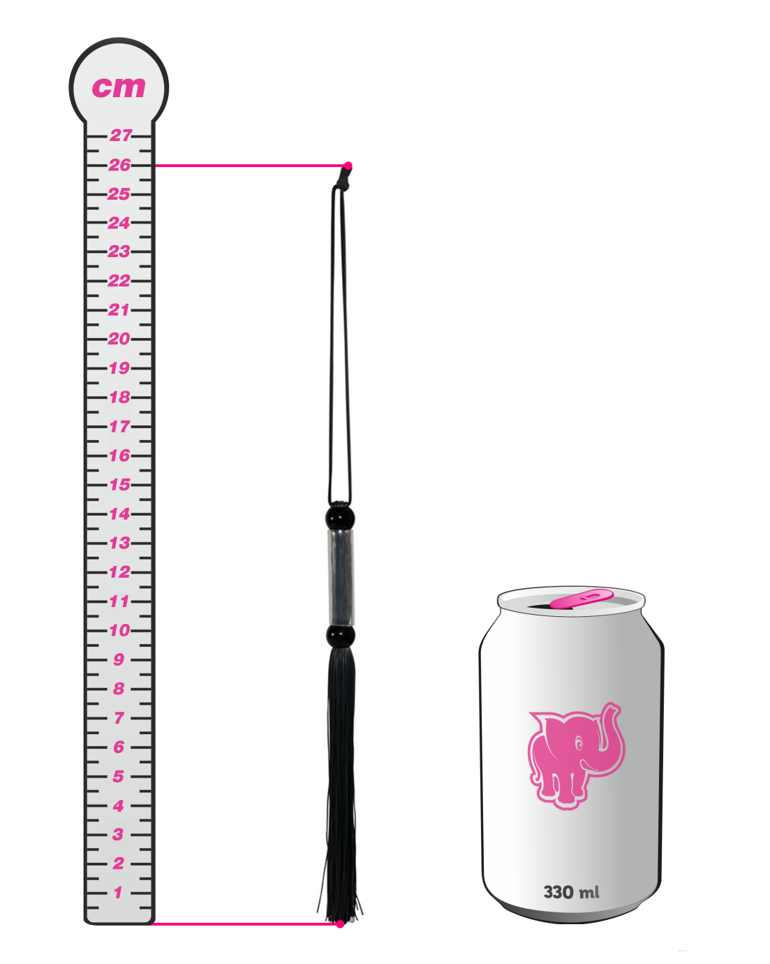 Silikonové důtky Little Devil, plechovka