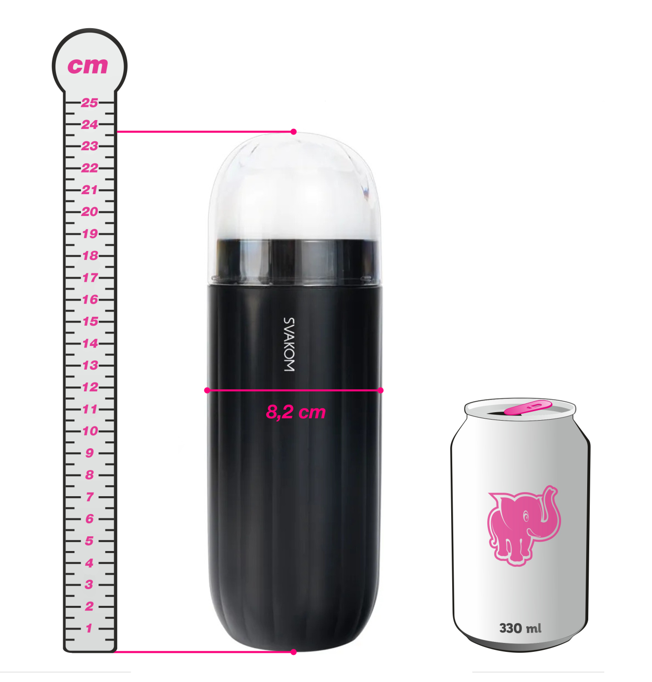 Svakom Sam Neo masturbátor, plechovka