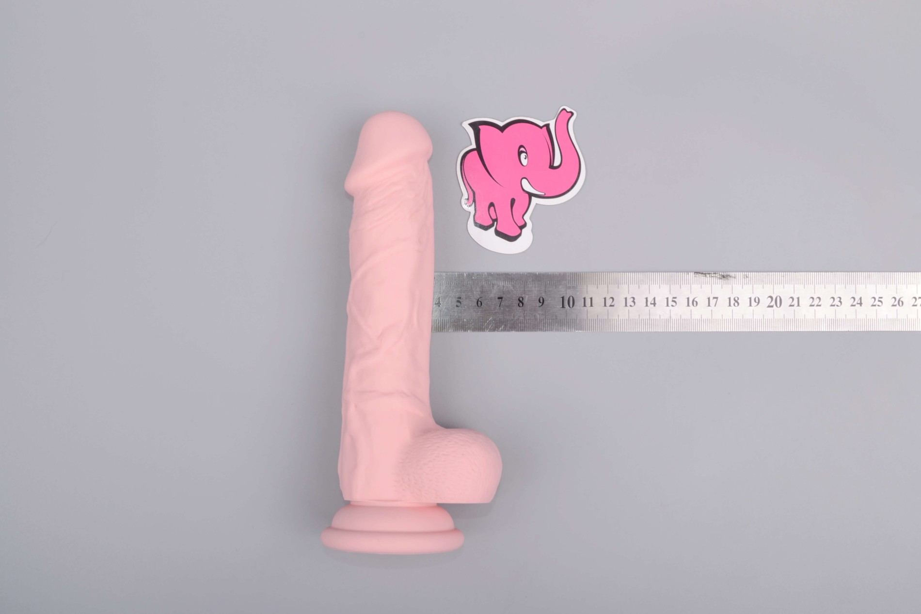Silikonové dildo Median rozměry