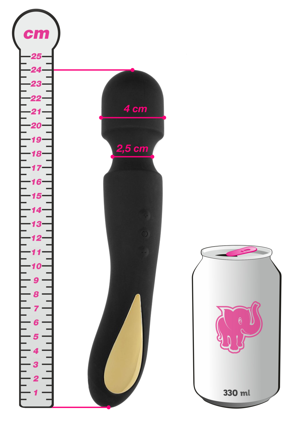 Masážní hlavice Moonlight, plechovka