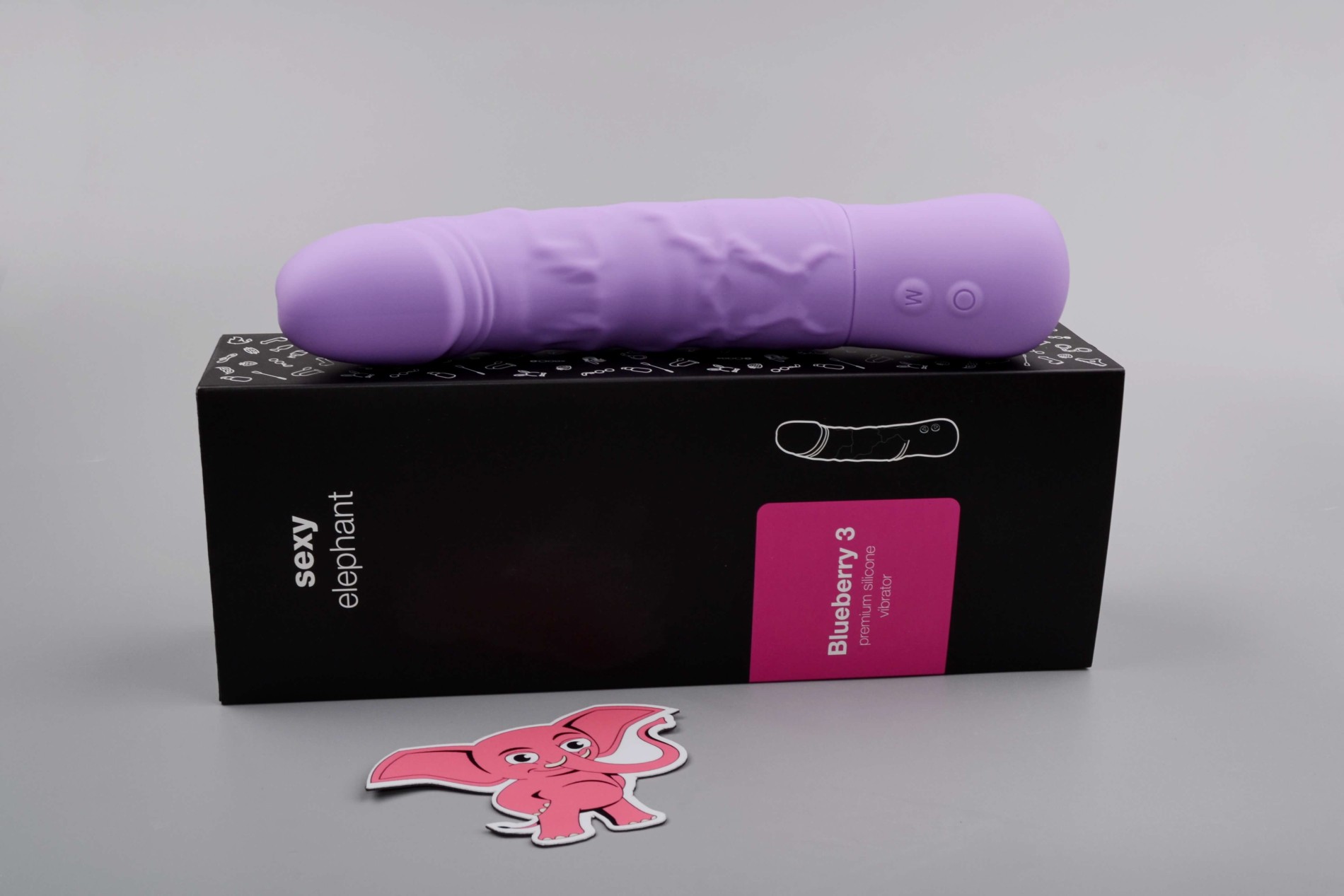 Silikonový vibrátor Borůvka 3