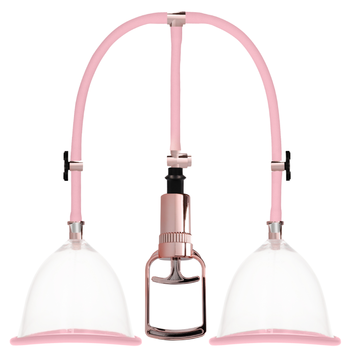 Vakuová pumpa na prsa Rose Gold, M