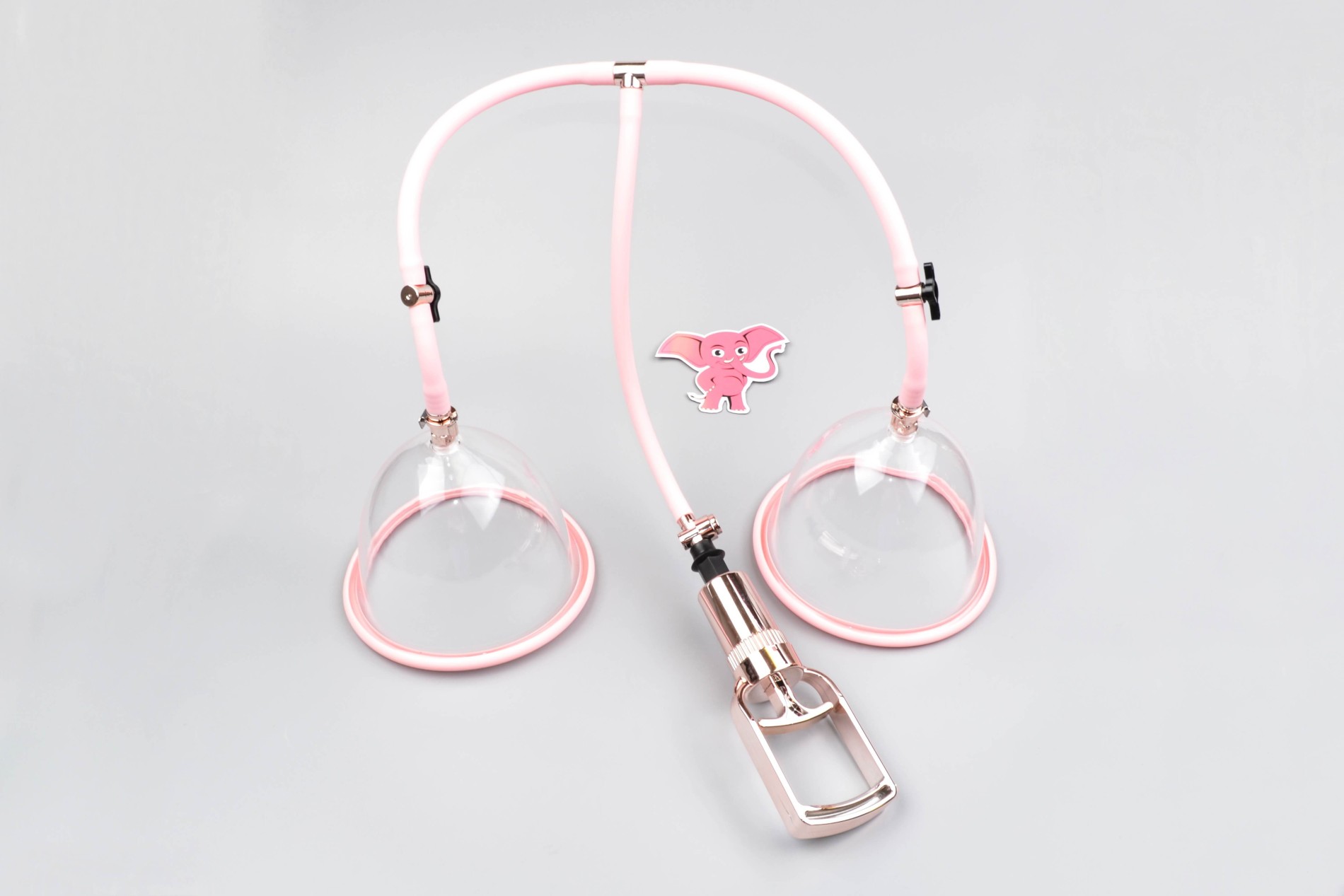 Vakuová pumpa na prsa Rose Gold