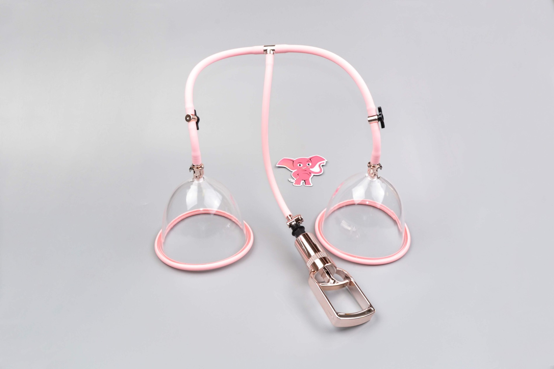 Vakuová pumpa na prsa Rose Gold