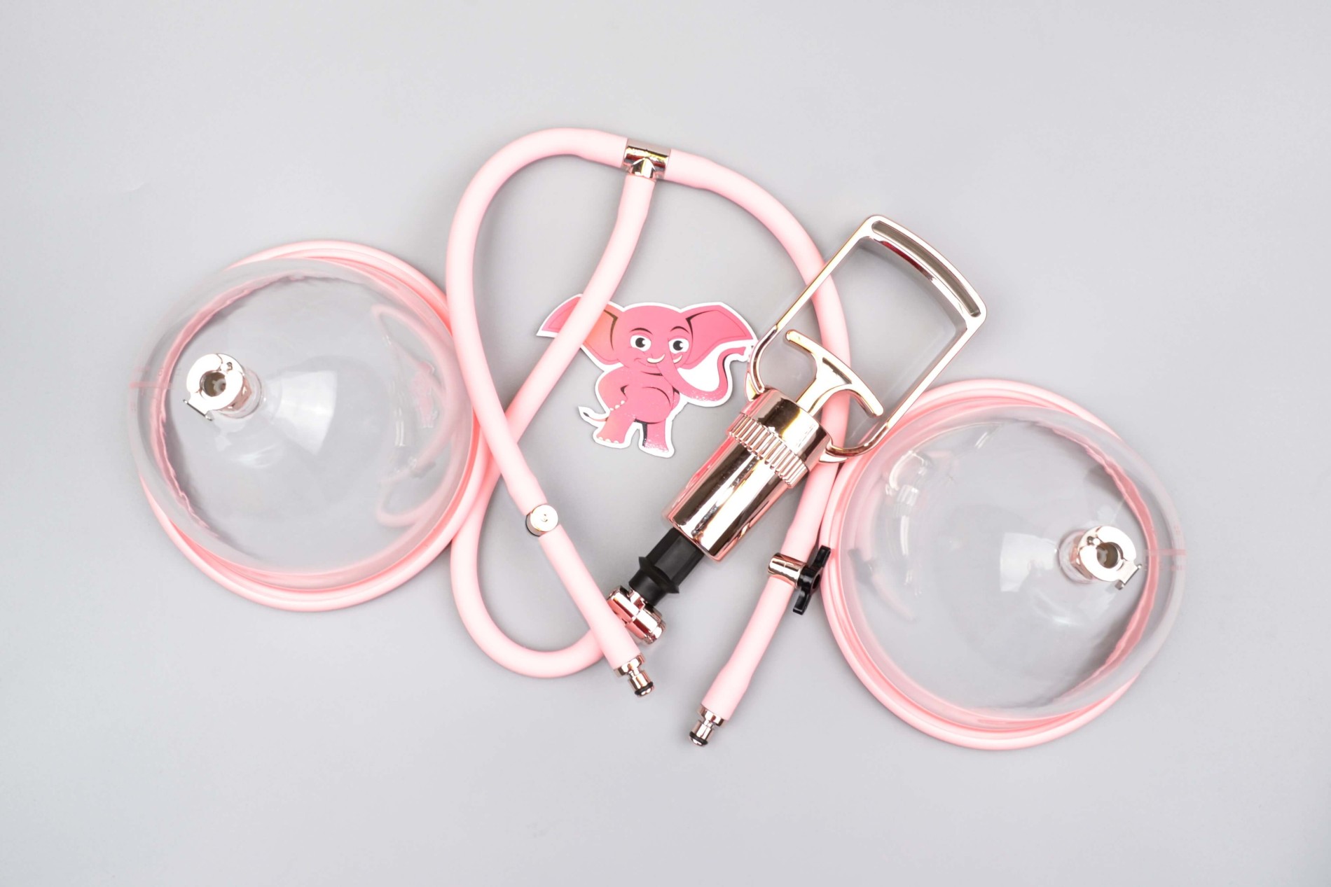 Vakuová pumpa na prsa Rose Gold