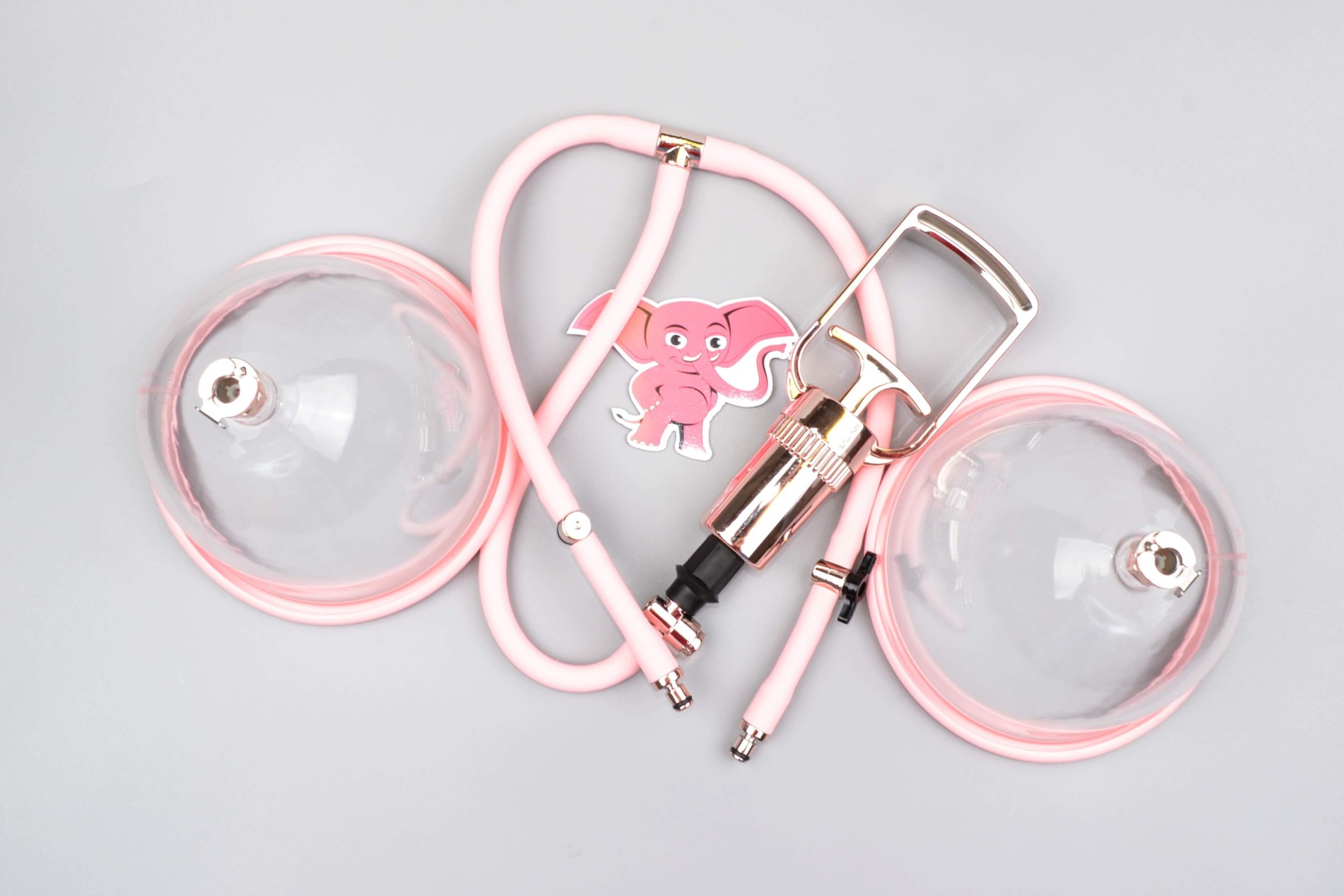 Vakuová pumpa na prsa Rose Gold
