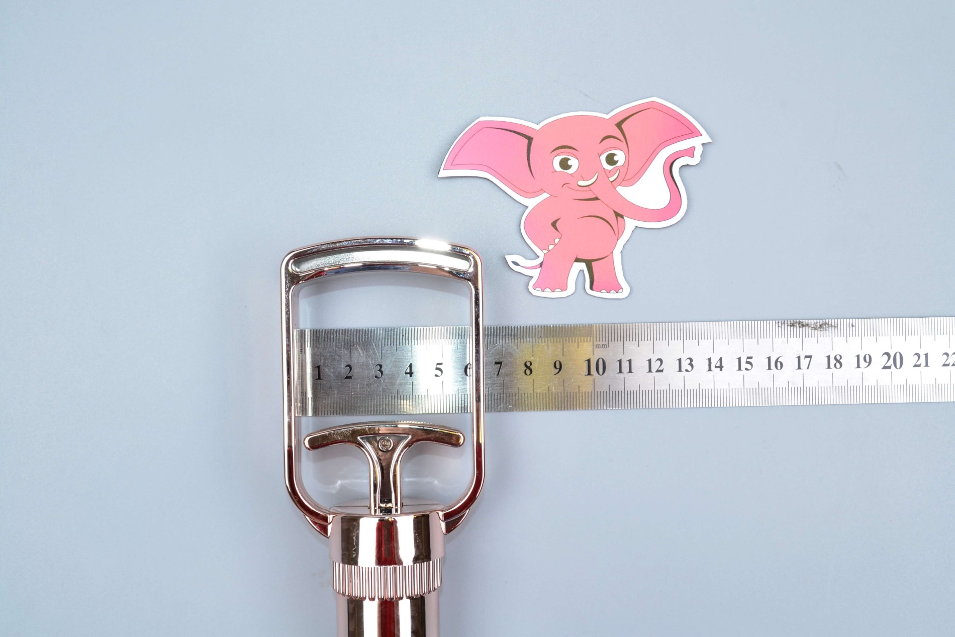 Vakuová pumpa na prsa Rose Gold - L, rozměry