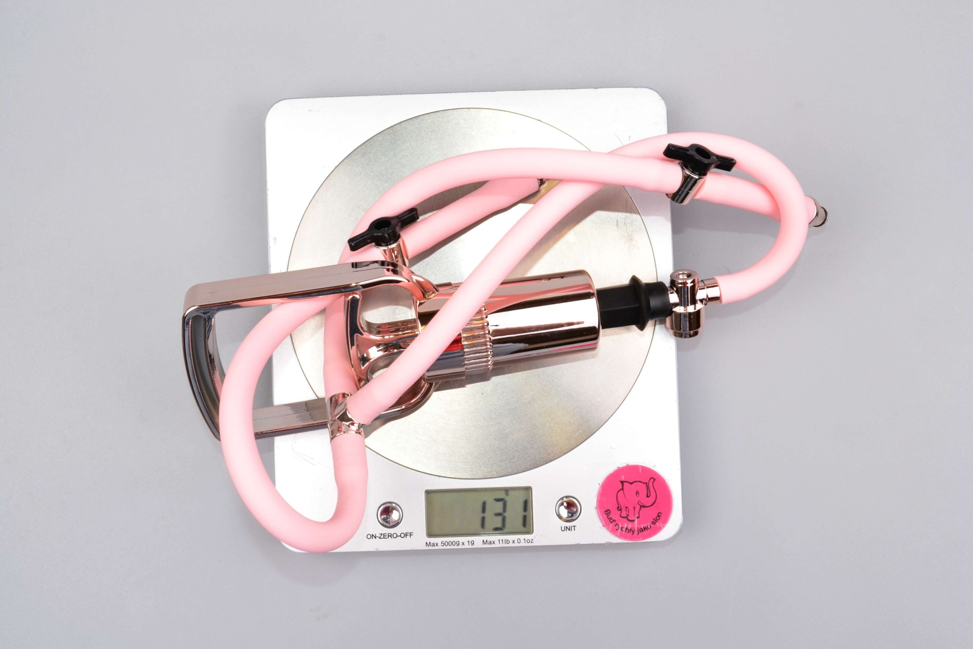 Vakuová pumpa na prsa Rose Gold - L, váha