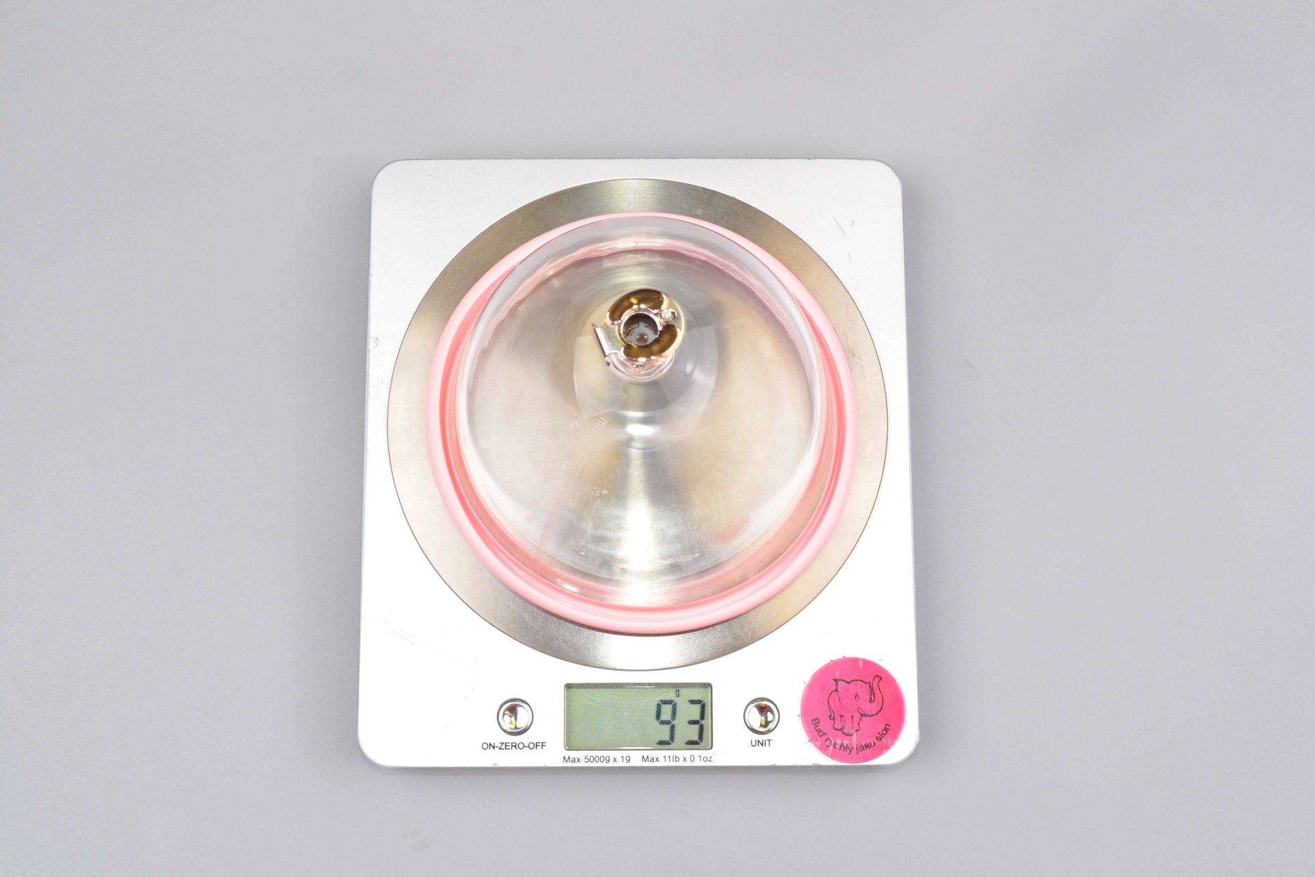 Vakuová pumpa na prsa Rose Gold - M, váha