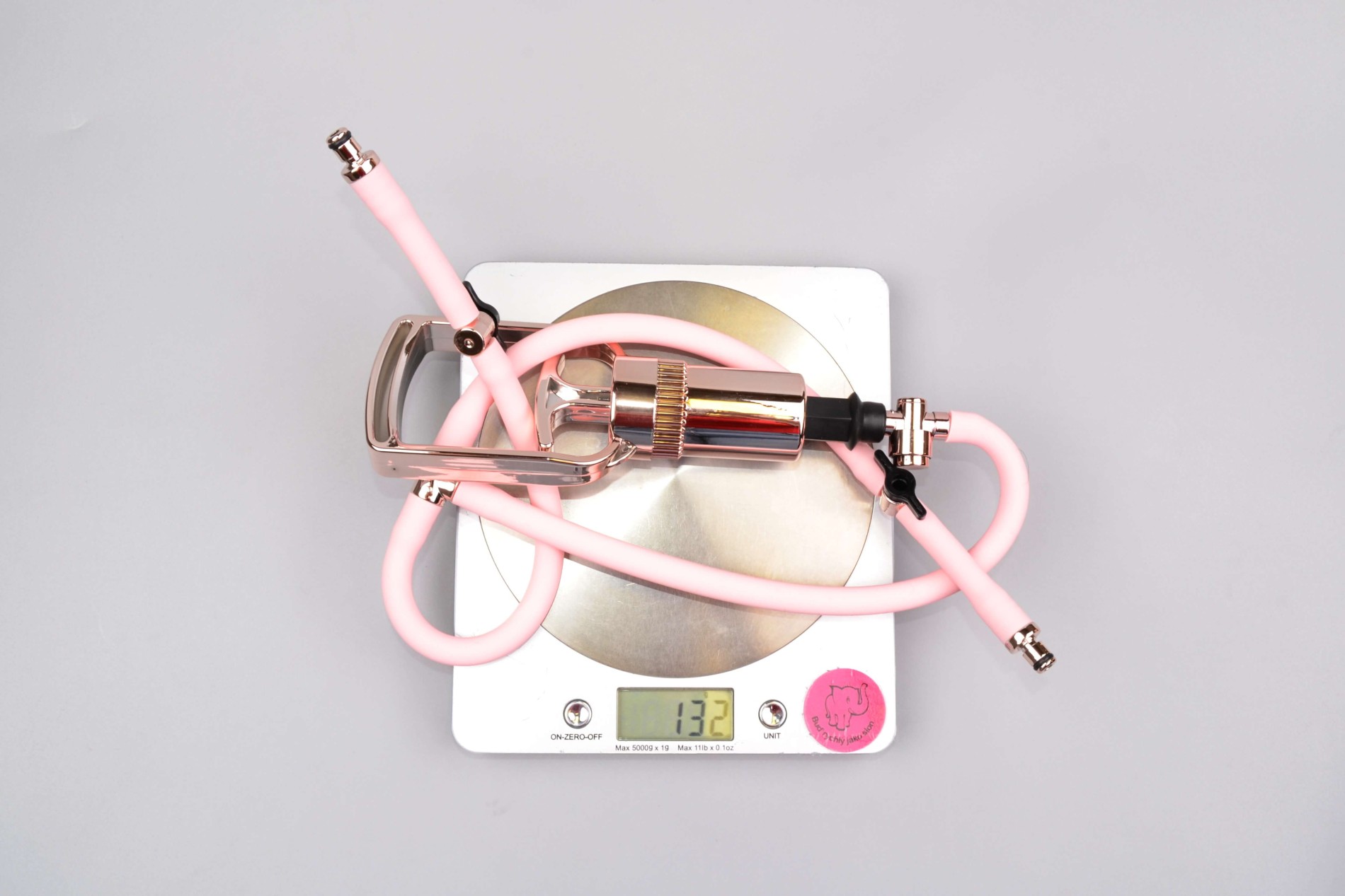 Vakuová pumpa na prsa Rose Gold - M, váha