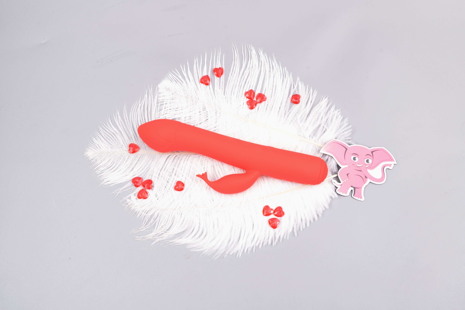 Vibrátor s výběžkem na klitoris Tulip