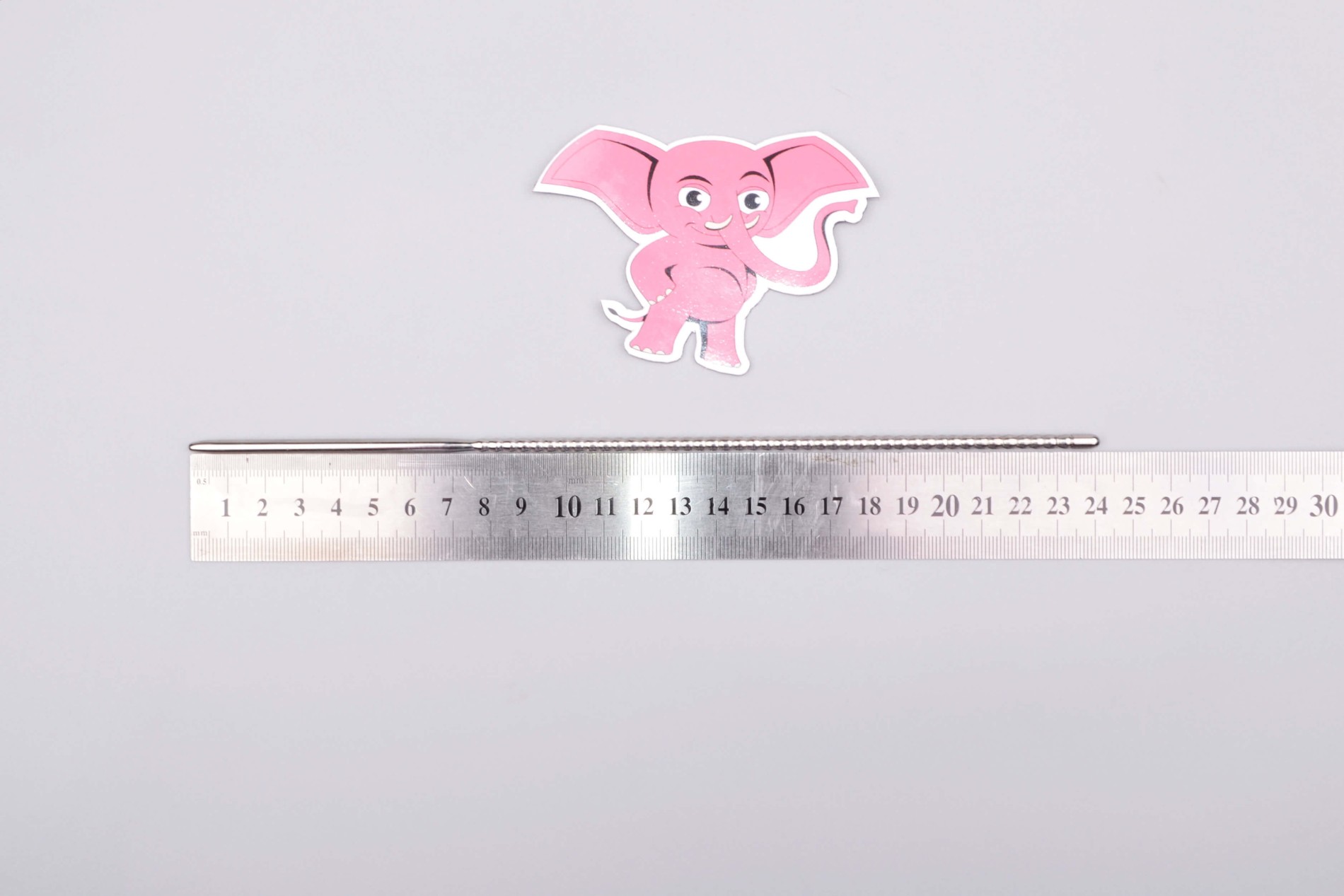 Kovový dilatátor Steel Spike (4 mm), rozměry