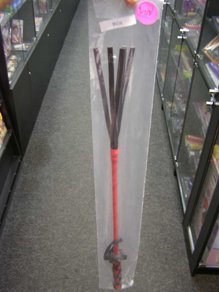 Bičík zdobený, kůže