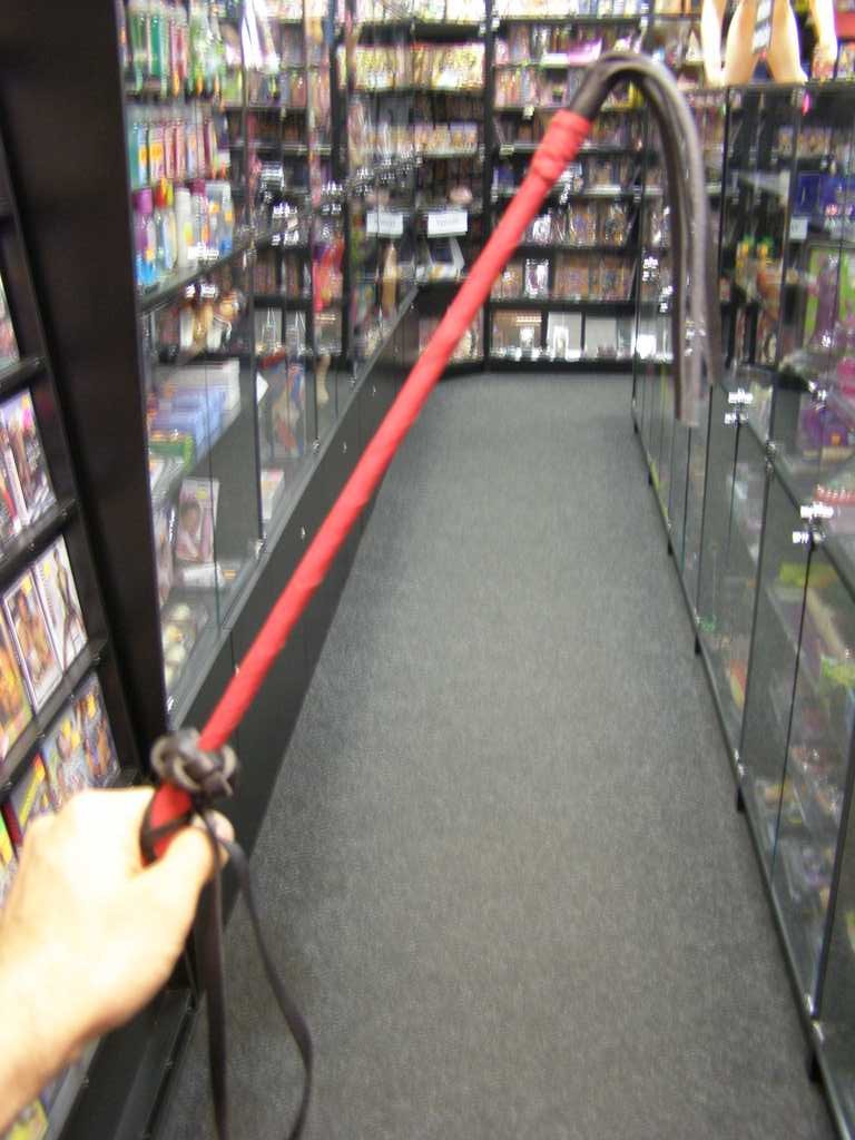 Bičík zdobený, kůže