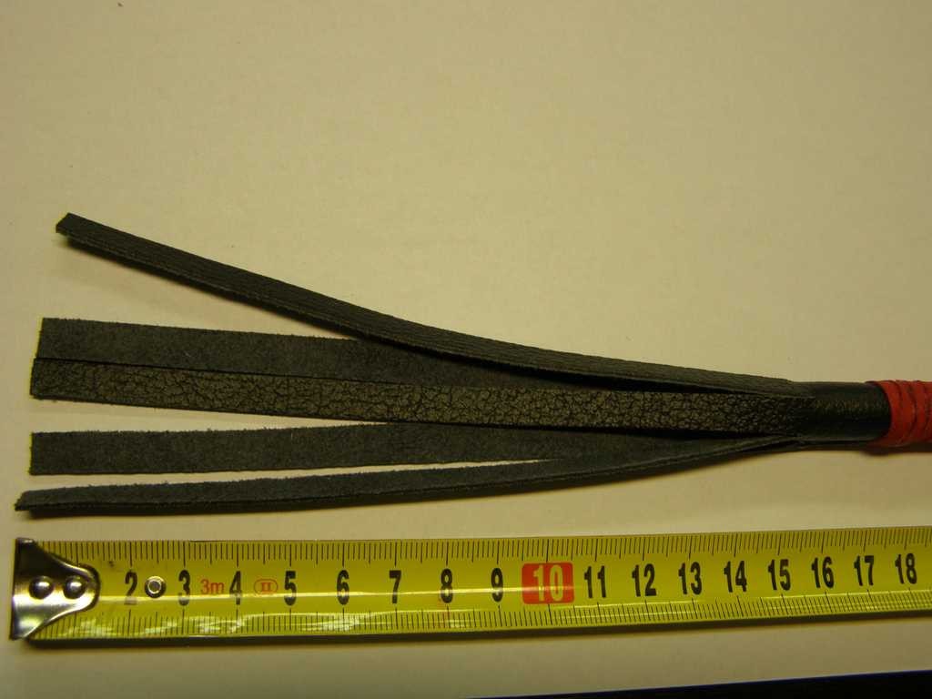 Bičík zdobený, kůže