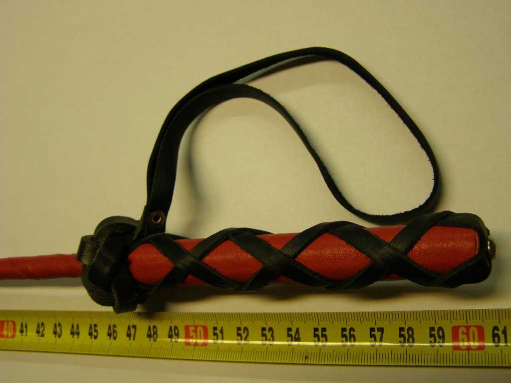 Bičík zdobený, kůže