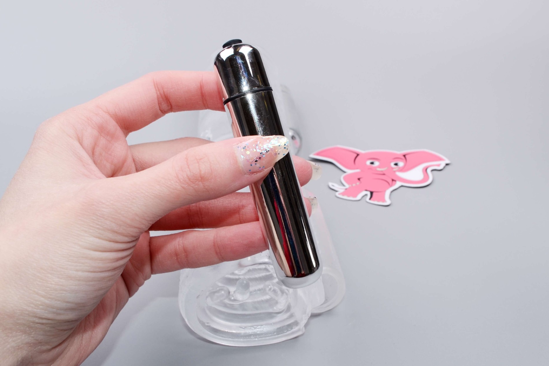 Vibrační oboustranný masturbátor Head to Head (26,5 cm), vibrační patrona