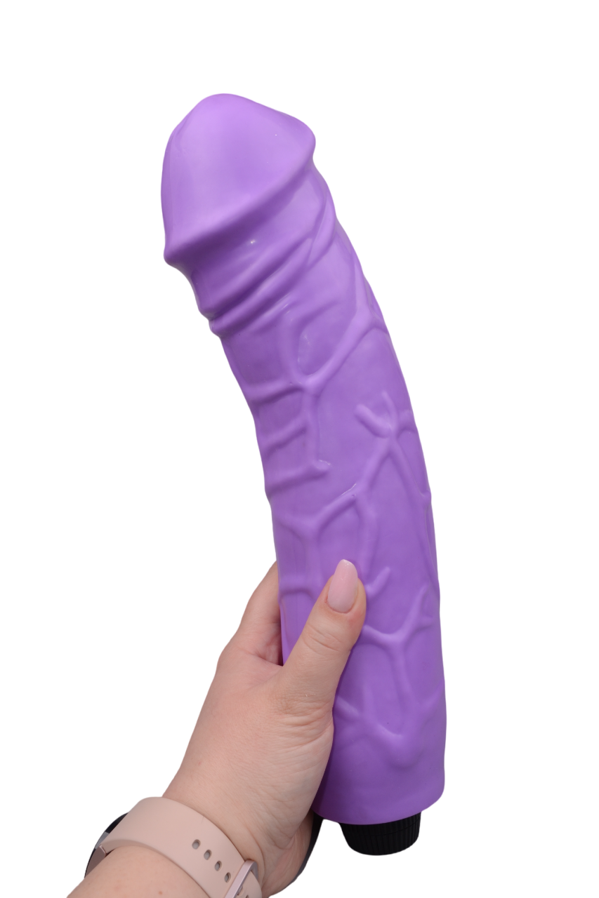 Gelový vibrátor XXL Violet
