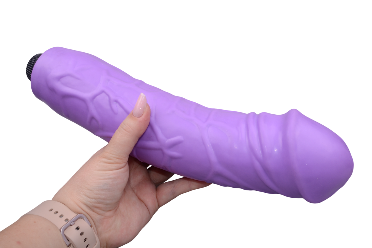 Gelový vibrátor XXL Violet